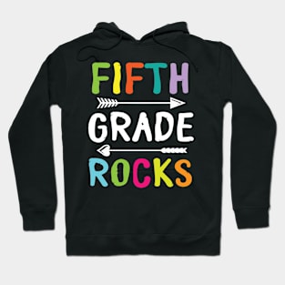 Fifth Grade Rocks Teacher Student Happy Back To School Day Hoodie